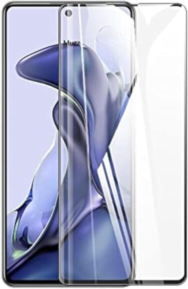 MUZZ Xiaomi 11T 3D Curved Full Coverage Premium Scratch Resistance 5D Touch Tempered Glass Screen Protector For Xiaomi 11T