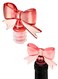 Wine Stopper Bowknot Shaped Wine Bottle Stopper Pink Silicone Beverage Bottle Sealer for Home Kitchen Coquette Birthday Party Decoration