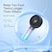JISULIFE Handheld Fan Life4, Upgraded Portable Fan with Powerful Wind, USB Rechargeable Mini Hand Fan with Digital Display,3600mAh Battery, 5 Wind Speeds, Ideal for Travel/School/Eyelash-Black