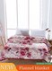 Flannel Blanket, Wool Thickened Edge Wrapped Sofa Blanket, Lightweight Plush Fluffy Flannel Blankets&iuml;&frac14;&OElig;Nap Blanket, Suitable for All Seasons, suitable for beds, sofas, and furniture, 1.5 * 2m
