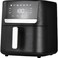 7L Air Fryer 1600W Digital Touch Oil-Free Cooker with Timer &amp; Temperature Control Black
