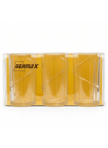 Classic Clear Glass Tumbler Set &acirc;&euro;&ldquo; Durable Everyday Drinking Glasses, 3 Pieces, 250 ml