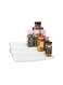 Spice steps 4-Tier Kitchen Cabinet Spice Shelf Organizer, 24-Bottle, White, 50237 White 10.8x11.4x3.7inch