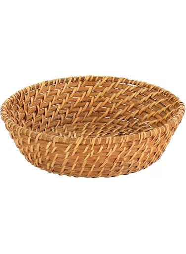 Martha Stewart Rattan Basket 9 x 9 x 2.75 inch