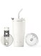 Ideus Insulated Tumbler with Leakproof Lid &amp; Straw, 540ml Double Walled Stainless Steel Eco-Friendly Reusable Coffee Cup Thermal Travel Mug for Cold and Hot Beverages (Cream White)