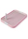 Volwco Dog Toilet Tray Volwco 49x37x3.5cm Odourless Puppy Pet Mesh Training Pad Holder Dog Training Floor Protection Trays With Pee Post For Small Dogs Potty Trainer