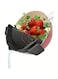 Kitchen Gizmo- 1pas Clip-on Silicone Strainer for Pots And Pans - Multi-purpose Pasta, Vegetable And Fruit Strainer with Metal Clip, Food-grade Silicone - Heat Resistant Colander for Vegetables and Noodles - Kitchen Gadgets for Cooking - Space-Saving Design