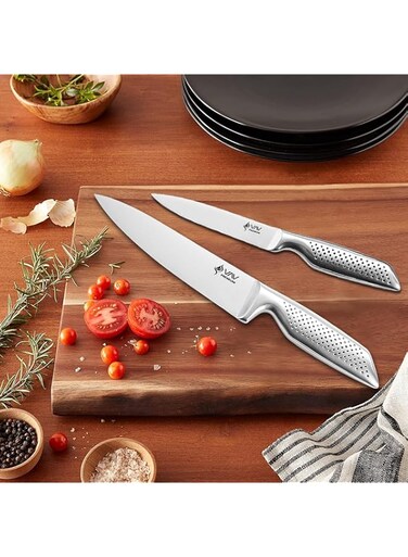 V A V PREMIUM 5-inch Utility Knife. Comfortable and Pleasing Handle and Professional Stainless Steel with Long-Lasting Sharpness.