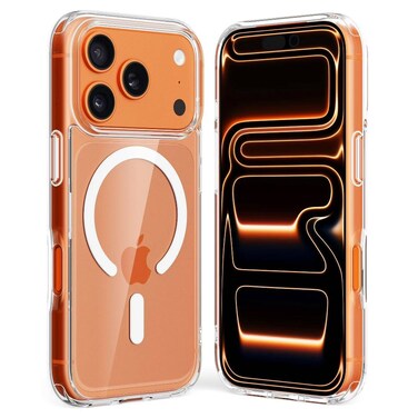 ZOOMEE for iPhone 17 Pro Max Case, Camera Control Cover, Compatible with MagSafe Accessories, TPU, Military-Grade Drop Protection, Shock-Absorbing Air Guard Corners, Hybrid Series, Clear