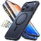ZOOMEE Magnetic Shockproof for iPhone 17 Pro Case, Compatible with Magsafe, Military-Grade Drop Tested, Translucent Slim Protective for iPhone 17 Pro Case Anti-Fingerprint Anti-Scratch, Black