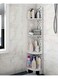Bathroom Corner Stand Corner Shelf White 20x100cm
