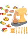 SYOSI Dough Kit for Kids, Dough Play Toys Noodle Maker, Kitchen Set Pasta Maker for Kids Birthday Weekend Party Pretend Gift for Toddler 3 4 5 6 7 8