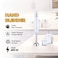 400W Hand Blender Set with Chopper, Whisk &amp; Beaker, Dual Speed Stainless Steel Immersion Blender