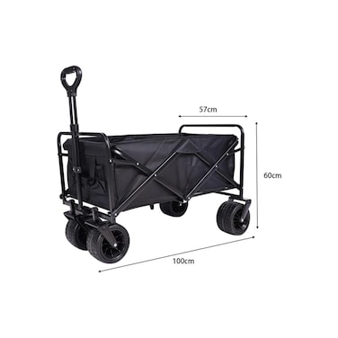 Collapsible Folding Camping Wagon (AF-Black)