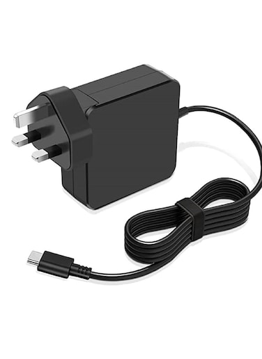 65W USB C Replacement Power Adapter Compatible With Lenovo Think Pad Yoga, HP chrome book, Dell XPS, ASUS, Acer, HUAWEI, Xiaomi, Samsung and more Type C Devices PD Laptop Power Supply