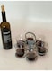 6-Cup Wine Glass Holder, Portable Party Caddy, KTV Entertainment Drink Cup Rack