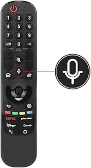 CHUNGHOP MR21GA for LG Magic Remote Control, Voice Remote ONLY for LG 2021 Smart OLED QNED NanoCell TVs with 4 Shortcut Buttons (NO NFC Function)