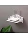 LINGWEI Wifi Router Shelf Wall Hanging Wifi Router Stand Wall Storage Shelf Wall Floating Shelf Holder Wall Mounted Top Hanging Wifi Router Shelf For Home Office