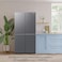 Samsung French Door RF59C701ES9/EG Fridge Freezer 178 cm AI Energy Mode (SmartThings), Auto Ice Maker, No Frost+, Stainless Steel Look