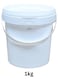 Multipurpose Food Grade White Plastic Yogurt Bucket PP Container With Tamper Evident Lid