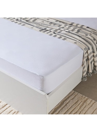 Box Essential Double Cotton Fitted Sheet 200 x 36 x 140 cm