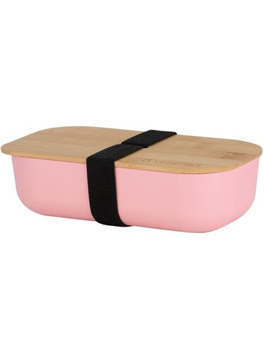 Typhoon Pure Pink Bamboo Fibre Lunch Box