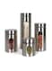4-Pack Stainless Steel Glass Airtight Jars, Visible Storage Canister Set, Coffee Beans Tea Grains Candy Organizer, Home Food-Grade Sealing Containers (600ml+950ml+1300ml+1800ml)