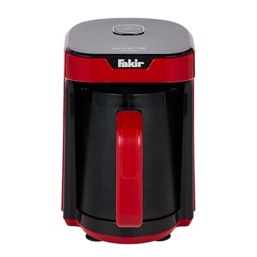 Fakir Kaave Mono Turkish Coffee Machine - Red, Luminasense Technology, One-Touch Operation