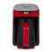 Fakir Kaave Mono Turkish Coffee Machine - Red, Luminasense Technology, One-Touch Operation