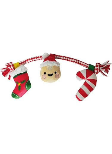 BOBBY CHRISTMAS DOG TOY CHAIN 40cm