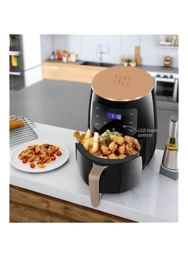 showkah&reg; Air Fryer Multifunction 6L Capacity with Non-stick Basket, LED Display Touch Screen, Adjustable Timer and Temperature Control Electric Oven for Oil Free Cooking Machine (6L)