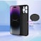 Case for Honor X7C, Liquid Gel Rubber Bumper Case with Soft Microfiber Lining Cushion Slim Shockproof Protective with Camera Protection Cover for Honor X7c 2024 (Black)