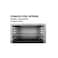 55L Large Capacity Electric Oven with Double Glass Doors, Interior Light &amp; Fast Heating
