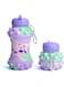 Collapsible Silicone Water Bottle for Kids Clip-On BPA-Free Kids