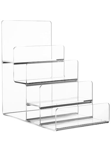 BPA&reg; Clear Acrylic Wallet Display Stand Holder Handbag Purse Display Stand Jewelry Stand Cosmetic Display Racks, 23x21x10CM