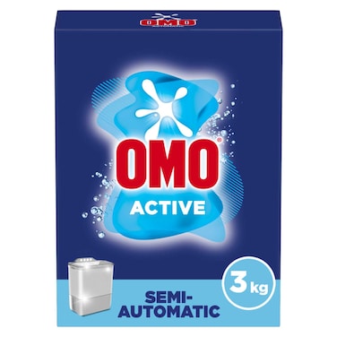 OMO SemiAutomatic Powder Laundry Detergent Active 3kg