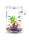 360 Aquarium Tank, LED Fish Tank Betta Fish Tank Self Cleaning Desktop Aquarium DecorAquarium Mini Aquarium Decor Compact Fish Tank Aquarium Starter Kit for Office Home Room Decor
