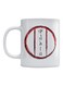 Name Sultan Japanese Art Ceramic Mug White/Red/Black 350ml