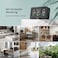 INKBIRD WiFi Air Quality Monitor Indoor Multifunctional Air Quality Detector IAQM-129-W Indoor Carbon Dioxide/Temperature/Humidity/AQI/HCHO/PM2.5/TVOC/PM10 Monitor for Home Office Hotel black