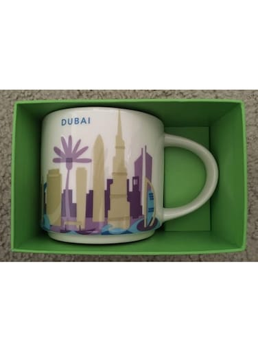 Starbucks You Are Here Dubai Mug, 14 Oz
