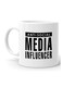 Your Wall Anti Social Media Influencer Quotes Printed Ceramic Coffee Mug 325ml, Perfect Gifting by Spoil Your Wall