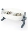 Tazweeq Height Adjustable Cat Elevated Bowls Stainless Steel, Dog Food Water Bowls, Height Adjustable Cat Feeder Mess Proof Pet Feeding Bowls for Small to Large Size Cats