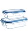 Glass Containers BPA-Free Locking lids. Food Storage Container Leakproof. Glass Lunch Boxes. Freezer Storage Container with Lids Airtight (1 Medium and 1 Small) Glass Food Storage