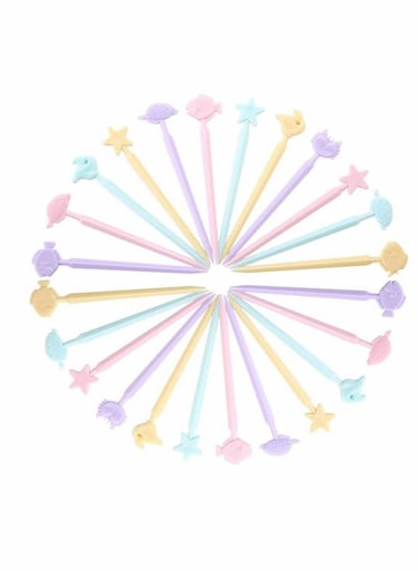 Plastic Toothpicks Set, 40 PCS Food Fruit Fork, Cute Animals Fork, Mini Cake Fork, Animals Plastic Toothpick, Animal Toothpicks, for Sandwich, Appetizer, Picks Party Supplies