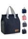Lunch Bag, Insulated Lunch Bag for Women Men Kids, Reusable Insulated Lunch Bag, Leakproof Simple Bento Lunch Tote, Lunch Bag Insulated, for Office, Work, School, Picnic or Travel (Black)