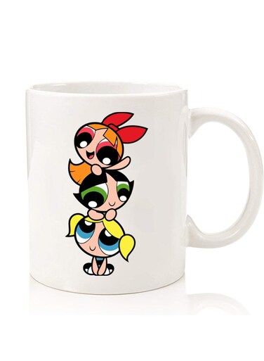 Premium Quality Two Sided Printed Coffee Mug Tea Cup For Home Office, Kids Men Women Powerpuff