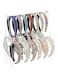 Azonee Headband Rack Hair Ring Rack, Headband Storage Rack Headband Rack, 13.4 Inches High, Acrylic Transparent Headband Display Rack, Hair Accessories Storage Rack for Women and Girls