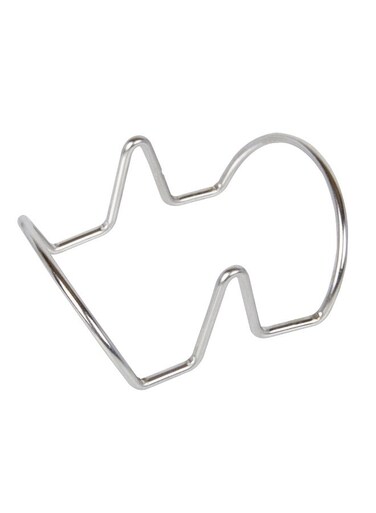 4.2 Inch x 3.3 Inch Taco Stand, 1 Rectangle Taco Rank - Fits 2 Tacos, Reversible, Silver Stainless Steel Taco Holder, Dishwasher Safe, For Hard Or Soft Shells