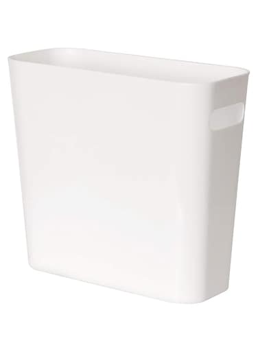 Youngever 5.5L Slim Trash Can, Re-usable 5.5L Plastic Garbage Container Bin, Small Trash Bin with Handles for Home Office, Living Room, Study Room, Kitchen, Bathroom (1 Pack)