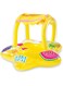 Intex 56573EP Outdoor Swimming Pool Inflatable Comfortable Shaded Canopy Starfish Lounger Baby Toddler Float Safety Raft, Yellow